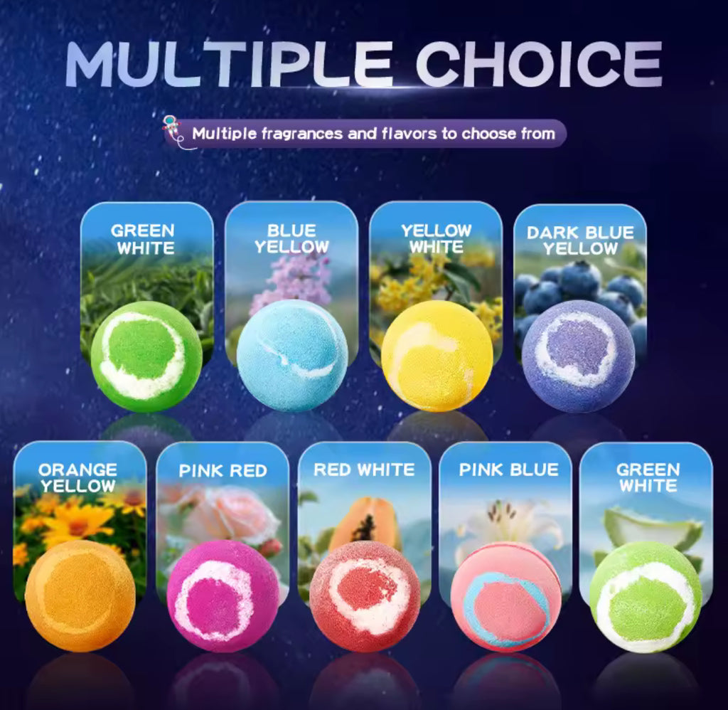 🛁 Aromterapijas vannas bumbas – relaksācijai, maigai ādas kopšanai un siltai labsajūtai 🌸