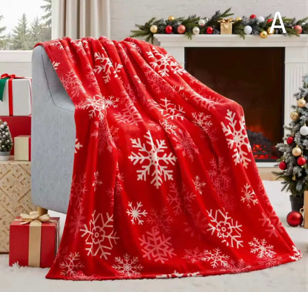 🛋️ Ziemassvētku Flīsa Sega – Mīksta un Silta, Dažādi Dizaini ar Svētku Motīviem 🎅✨