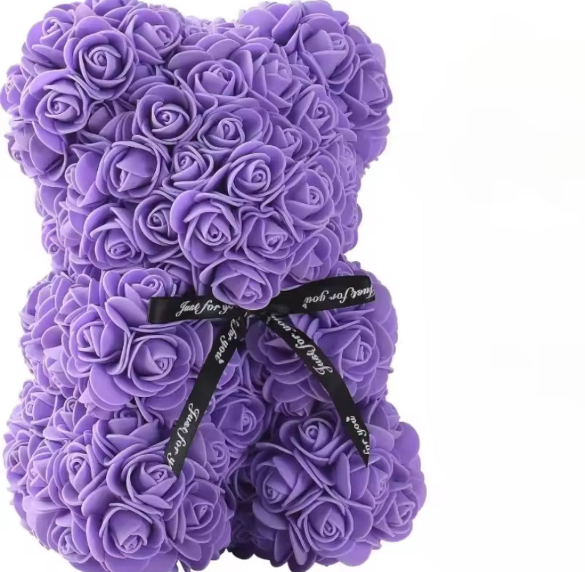 🧸 Mākslīgo Rožu Lācītis – Mūžīgā roze mīlestībai un maigumam 🌹✨