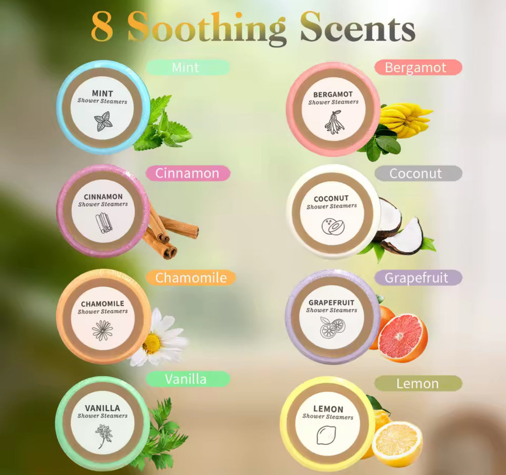 🛁 8 gab. aromātisko vannas bumbu komplekts – relaksējošai spa pieredzei mājās 🌿✨