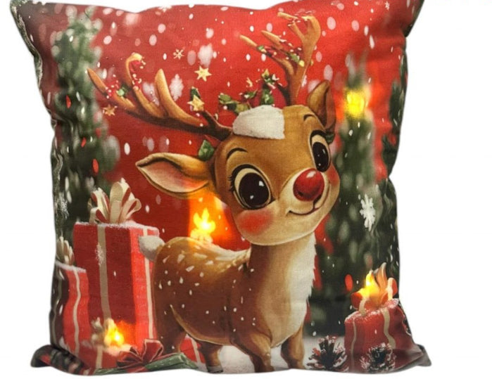 Spilvendrāns ar lampiņām